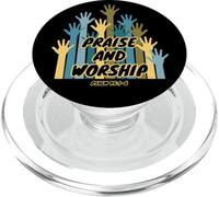 Praise & Worship Hands Christian Faith Religious Inspiration PopSockets PopGrip for MagSafe