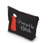 Praised Be Bitch Makeup Bag Feminist Gift TV Show Inspired Feminism Gift for Girls Women (Praised Be Bitch EU)