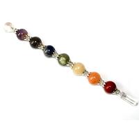 Prajet Chakra Ball Healing Wand Stick Chakra Balancing Positive Energy Reiki Powerful Aura Meditation Healing Crystal