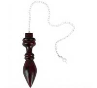 PRAJET CRYSTALS Energised Rosewood Egyptian Pendulum, Wooden Dowser for Reiki Dowsing and Pendulum Therapy, Healing Wood Pendulum