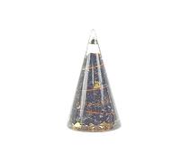 Prajet Energized O-rgonite Healing Crystal Cone Protection Tower, Cleansing Chakras, and Gifting Purpose and Meditation Tower (Tourmaline Cone)