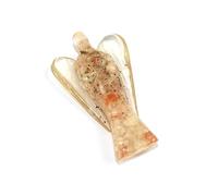Prajet Energized Orgonite Healing Crystal Orgone Guardian Angel Copper Metal Mix Rare Healing Positive Energy Approx. Size 2 Inch (Sunstone Angel Orgone)