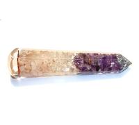 Prajet Energized Orgonite Pointed Massage Wand Stick Energetic Copper Chokurei Reiki Healing Genuine Crystal Divine (RCA Pointed)