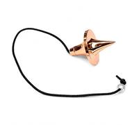 Prajet Metal Dowsing & Divination Pendulum with Chain - Spiritual Divination Tool for Reiki, Chakra Healing, Meditation & Energy Balancing (UFO Copper Chord Pendulum)