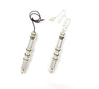 Prajet Metal Dowsing & Divination Pendulum with Chain - Spiritual Divination Tool for Reiki, Chakra Healing, Meditation & Energy Balancing (Orion isis Pendulum)