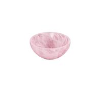Prajet Natural Crystal Handmane Alter Bowl Cleanse Meditation Spiritual and Recharge Crystals Decoration Gift Thoughtful Gift for Wellness Precious Gift (Rose Quartz)