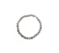 Prajet Natural Healing Gemstones 6 mm Bracelet for Women, Elastic Crystal Bracelets, Gemstone Beaded Bracelets, Unisex Healing Jewelry (Iolite)
