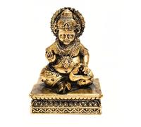 Prajet Vastu Inspired Brass Sculptures Vastu Feng Shui Statue for Success, Speed & Prosperity - Home Decor, Office Desk & Gift Figurine (Kuber ji New)
