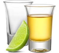 Praknu Shot Glasses Set of 12-40ml / 1.3oz - Dishwasher Safe & Heavy Base - Shot Glass for Every Party - Ideal for Liquor Shots, Tequila and Vodka