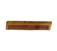PRAKRTECH Neem Wood Shampoo Comb | Anti-Dandruff & Anti-Hair Fall Comb | Kachi Neem wood Comb Kangi hair comb set for women | Wooden Comb for women men hair growth |Kanghi for Hair (20 X 6 X 1