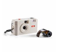 Praktica 35mm Reusable Film Camera with Film - Cream