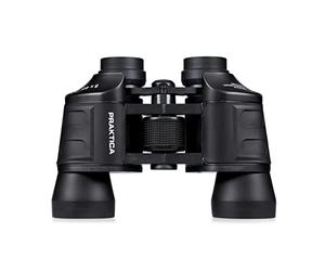 Praktica Falcon 8x40mm Porro Prism Field Black Binoculars - Fully Coated Lenses, Sturdy Construction, Aluminium Chassis, Sharp Clear Image, Bird Watching, Sailing, Hiking, Sightseeing, Astronomy