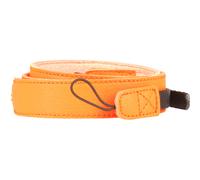 Praktica Genuine Leather Camera Neck Strap 1070mm x 20mm Wide - Orange