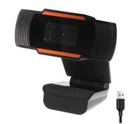 Praktica HD USB Webcam with Microphone - Noise Reduction, Adjustable Monitor Mount, VoIP Video, Plug & Play Camera for PC Desktop & Laptop, Compatible with Windows Mac Linux Zoom Skype