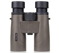 Praktica Pioneer R 10x42mm Waterproof Binoculars Brown - Roof Prism Premium Fully Multi-Coated Glass Lenses for Bird Watching, Wildlife, Hiking & More