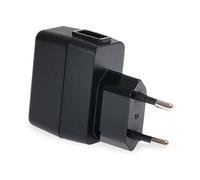 PRAKTICA 1-Port USB-A EU Wall Charger 5V 1 Amp 100-240V Wall Charger - Black
