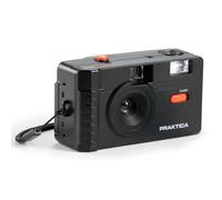 Praktica Reusable 35mm Film Camera, Black - Retro Full Frame Focus Free Flash (Film & 1xAAA not included)