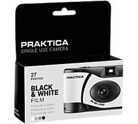 Praktica Single Use Disposable Black & White Film Camera with Flash Pack of 10 Black