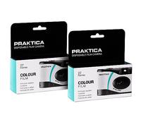 Praktica Disposable Film Camera, Pack Of 2, Black
