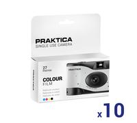 Praktica Single Use Disposable Camera Wedding White - Colour Film - Pack of 10, none