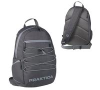 Praktica Sling Bag Shoulder Backpack 12L for Camera, SLR, Binoculars with Phone & Tablet Compartment, Rain Cover & Water Resistant for Photography, Bird Watching, Hiking