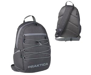 Praktica Sling Bag Shoulder Backpack 12L for Camera, SLR, Binoculars with Phone & Tablet Compartment, Rain Cover & Water Resistant for Photography, Bird Watching, Hiking