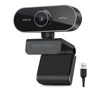 Praktica Webcam Full HD Auto Focus USB-A Built in Microphone