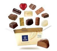 Praline Leonidas Chocolate Gift Box: Fresh Assorted Belgian Chocolates, Milk, White & Dark (1KG 56pc approx)