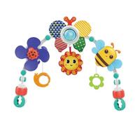 Pram Arch with Windmill - Adjustable Sensory Bar with Ball and