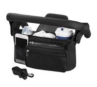 Pram Caddy Organiser, Pram Organiser with Drink Holder, Waterproof Pram Bag, Pram Organiser Bags, Portable Pram Changing Bag, Pram Accessory Bag for