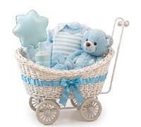 Pram Gift Storage Hamper Empty Basket for New Born Baby Boy/Girl