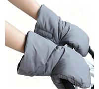 Pram Gloves Universal Baby Stroller Warm Fleece Lined Hand Muff Hand Warmer | Waterproof Windproof Baby Stroller Gloves Snow-Proof Pushchair HandMuffs Anti-Freeze Winter Thermal Pram Stroller Mittens
