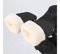 Pram Hand Muff, Comfortable Windproof Thick Gloves, Waterproof and Windproof Anti-Freeze Fleece Lined, Hand Warmer for Pushchair Winter Travel Handlebars Cold Weather Pram Parents Kids
