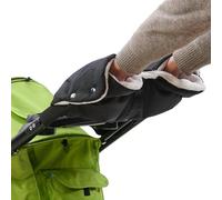 Pram Hand Muff, Stroller Gloves, Pram Gloves for Stroller, Waterproof Hand Warmer Mittens, Hand Warmer Muff, Handmuff Anti-Freeze Warm Gloves, Extra Thick Stroller Handle Cover for Cold Weather