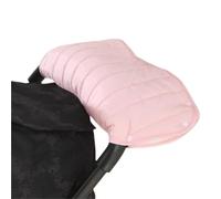 Pram Hand Muff Thick Pram Hand Muff Carriage Pushchair Fleece Cover Cart Gloves Stroller Accessories Warm(Pink)