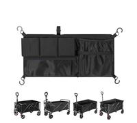 Pram Luggage Net, Pram Storage Net, Adjustable Luggage Storage Net for Pushchairs with Sorting Compartment, Cargo Storage Net Made of 600D Oxford Fabric for Beach Trips, Outdoor