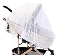 Pram Mosquito Net, Universal Stroller Mosquito Elastic and Breathable Fly Bug Insect Net for Pushchair buggy carrycot bed stroller bassinet basket jogger Travel cot