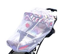 Pram Net for Pushchairs Safety Fly Net Protective Cover Durable Net Made of Tear-Resistant Polyester, Breathable and Robust, Against Insects and Strangers