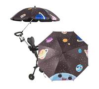 Pram Parasol, Universal UV Protection Sun Parasol with Adjustable Fixing Clamp, 85cm Sunshade for Pushchairs and Baby Buggy(C)