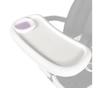 Pram Snack Tray, Travel Tray for Drink Holder, 2-in-1 Snack Tray for Pushchairs with Drink Holder, Snack Catcher and Drink Holder for Attaching the Snack Tray to the Pushchair
