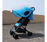 Pram Sun Shade Cover Universal Baby Stroller Awning UPF50+ Pram Buggy Canopy Waterproof Baby Carriage Shade Shield Foldable Adjustable Infant Pushchair Sun Visor Windproof Anti-UV Umbrella Canopy
