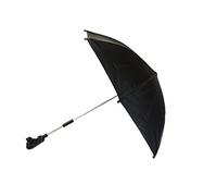 Pram Umbrella Uv Rays Protection Baby Pram Umbrella Parasol Sunshade for Stroller and Pushchair with Adjustable Fixing Clamp (Black)