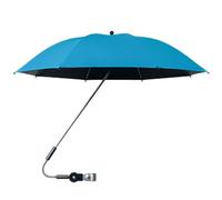 Pram Umbrella - Waterproof Bumper Cloth Baby Stroller Umbrella | Adjustable Sun Protection Pram Parasol | Baby Stroller Shade | Baby Buuggy Umbrella for Trolley Wheelchair Beach Chair
