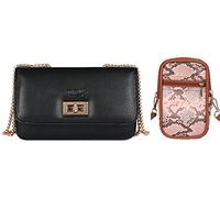 Pramadda Pure Luxury Classy Faux Leather Women's Sling Combo | Valentines Gift For Girls | Birthday, Rakhi, Diwali, Anniversary Gift Item For Mother Sister Wife Girlfriend | Employee Gift Pack., Black
