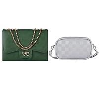 Pramadda Pure Luxury Trendy Faux Leather Women's Sling Combo | Valentines Gift For Girls | Birthday, Rakhi, Diwali, Anniversary Gift Item For Mother Sister Wife Girlfriend | Employee Gift Pack., Green
