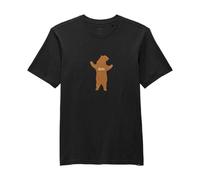 prAna | Bear Squeeze Journeyman Tee | Cotton Graphic T-Shirt | Black XL
