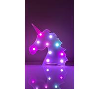 PRĀNA LIFÉ Unicorn LED Light- Magical Rainbow Color Lamp for Wall & Table Decoration for Home, Bedroom, Valentine's day, Parties| Wedding| Gift for Children| Adults| Gift for Her [Energy Class A]