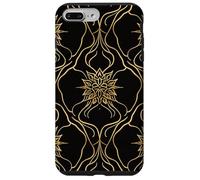 Prana Lotus Mandala Repeating Motif Sacred Geometry Line Art Case for iPhone 7 Plus/8 Plus