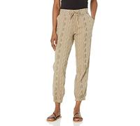 prAna Women's Arlie Jogger Hiking Pants, Dark Khaki Jacquard, Medium