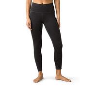 prAna Women's Becksa 7/8 Legging, Black Heather, Medium